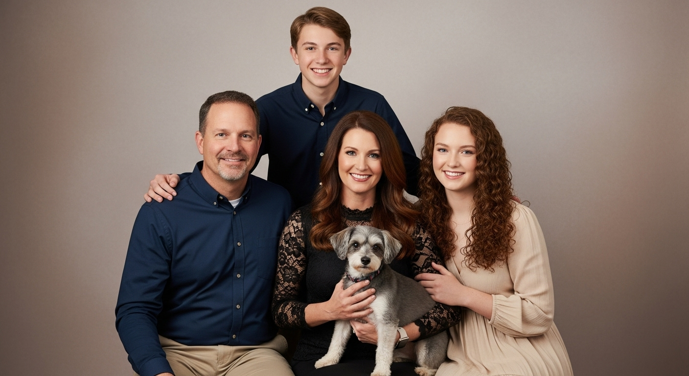 Before family photo